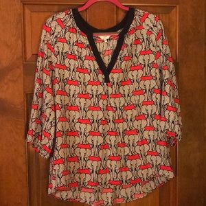 Crown & Ivy Elephant Blouse